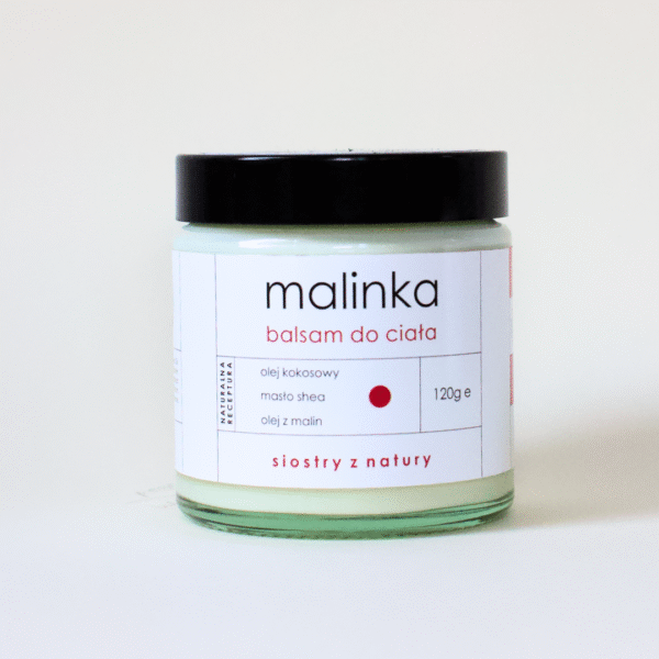 malinka<br><span class="sub-title"> - balsam do ciała</span> <br><span class="gram"> 120g</span>
