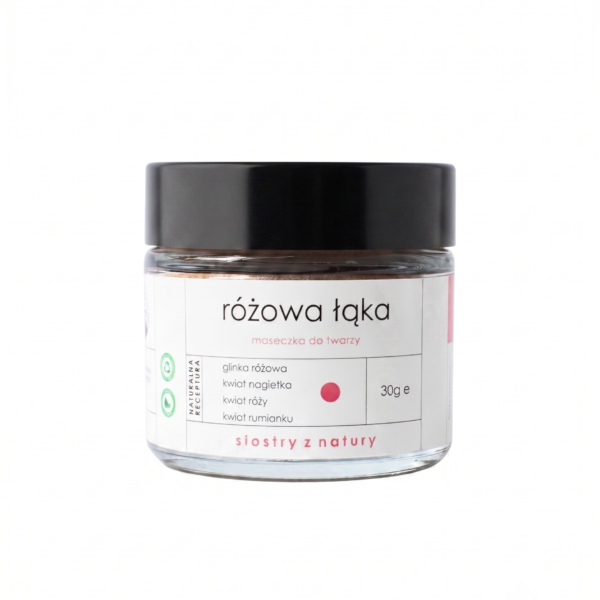 różowa łąka <br><span class="sub-title"> - maseczka do twarzy </span> <br><span class="gram"> 35g</span>