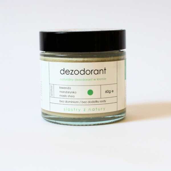 dezodorant<br><span class="sub-title"> - naturalny w kremie </span> <br><span class="gram"> 30 / 60 g</span>