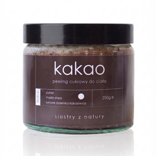 kakao<br><span class="sub-title"> - peeling do ciała </span> <br><span class="gram"> 250g</span>